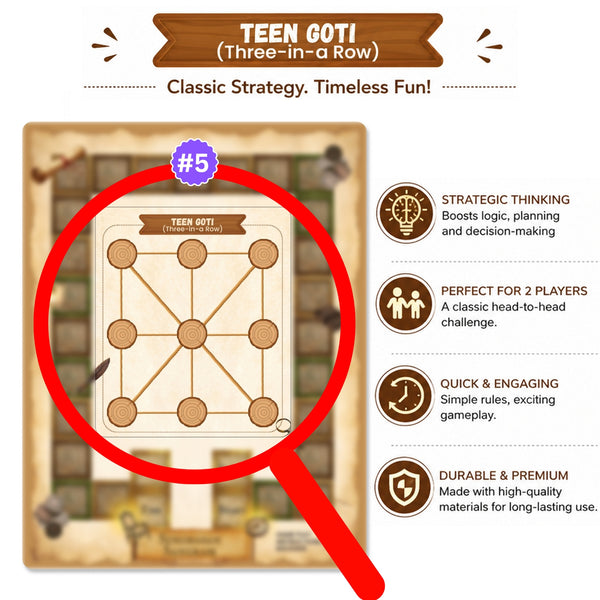 5 Board Games Combo (Age 5+)