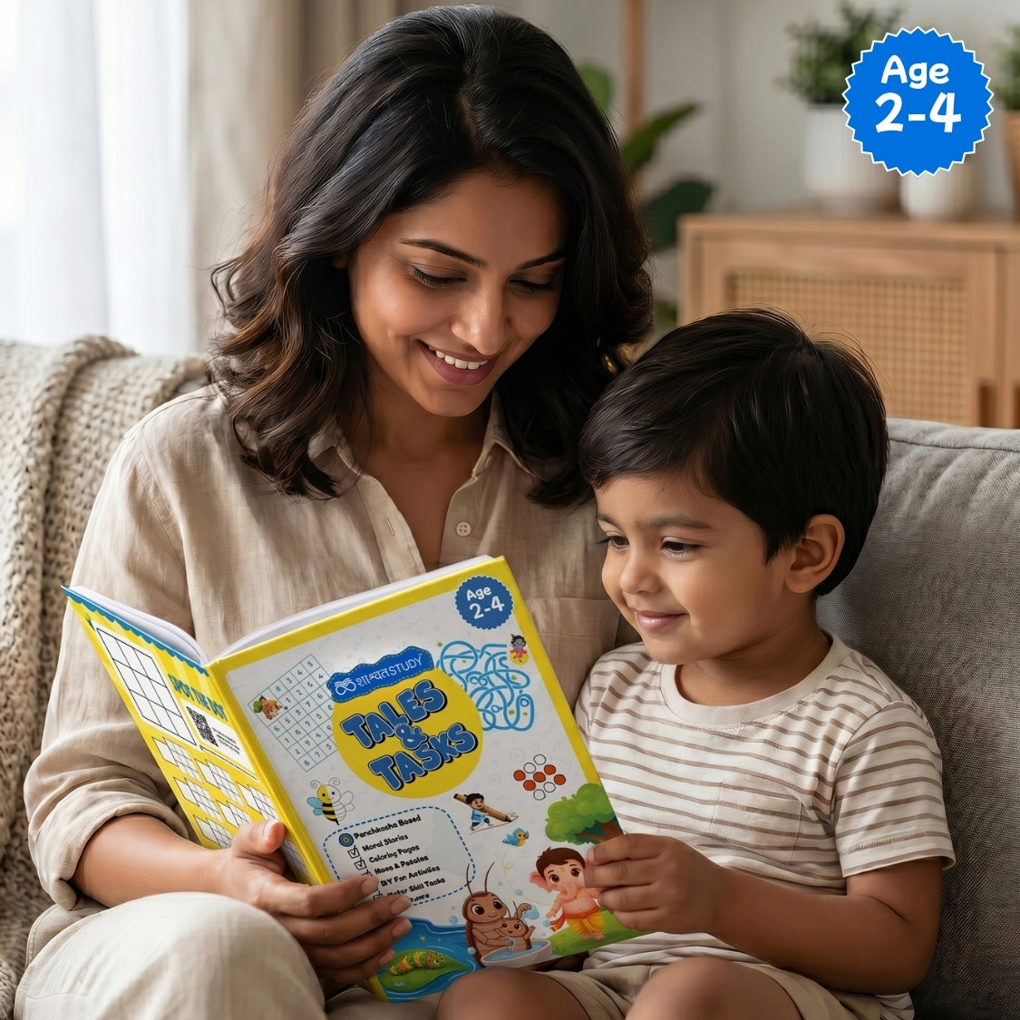 Tales & Tasks – Story & Activity Book for Kids (Age 2 to 4)