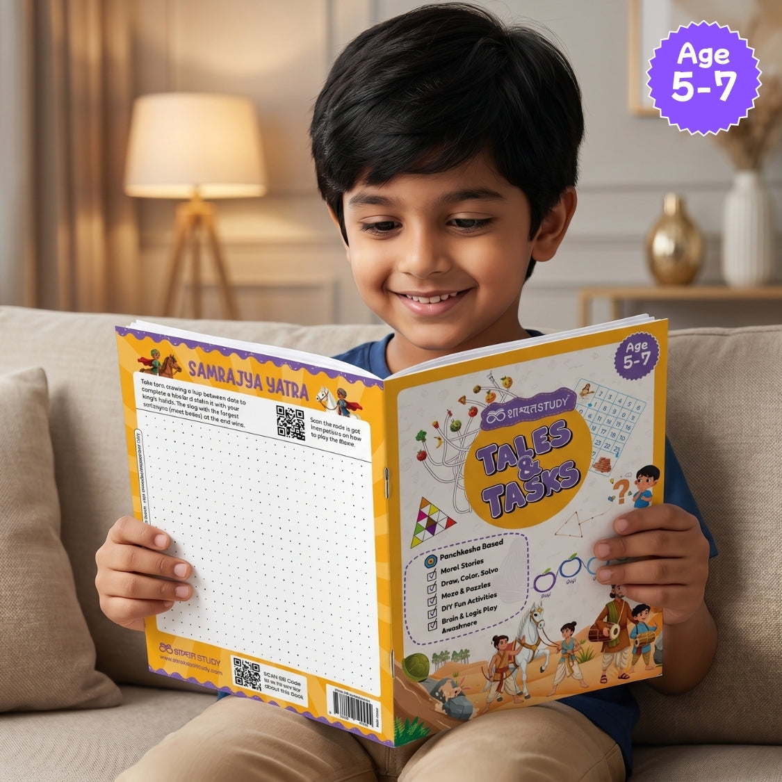 Tales & Tasks – Story & Activity Book for Kids (Age 5 to 7)