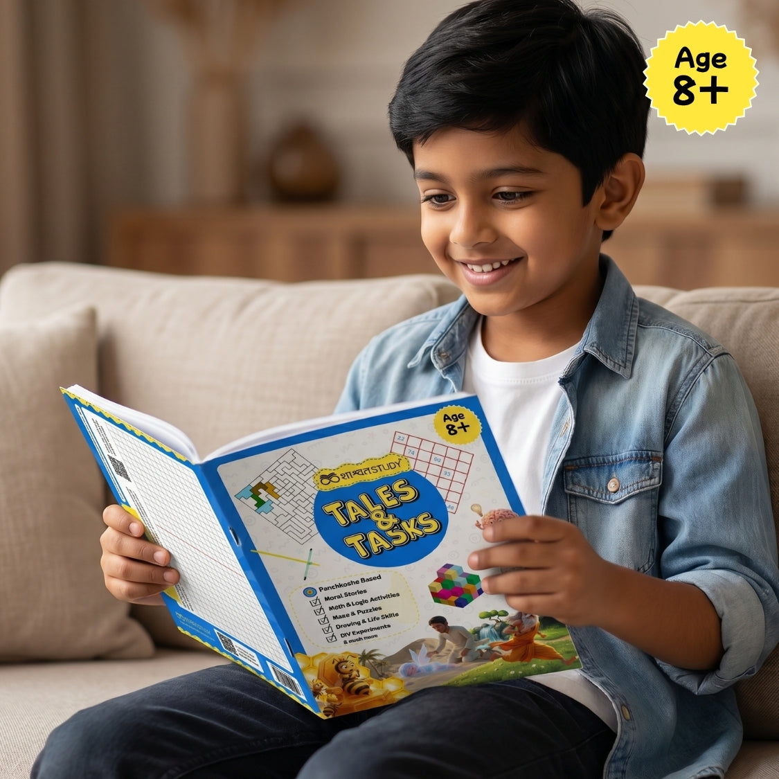 Tales & Tasks – Story & Activity Book for Kids (Age 8+)