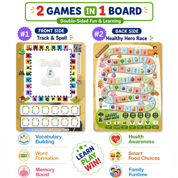 5 Board Games Combo (Age 5+)