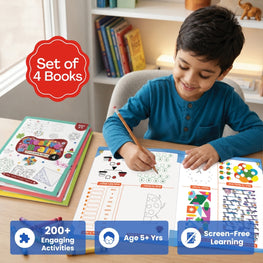 Puzzle & Activity Books – Set of 4