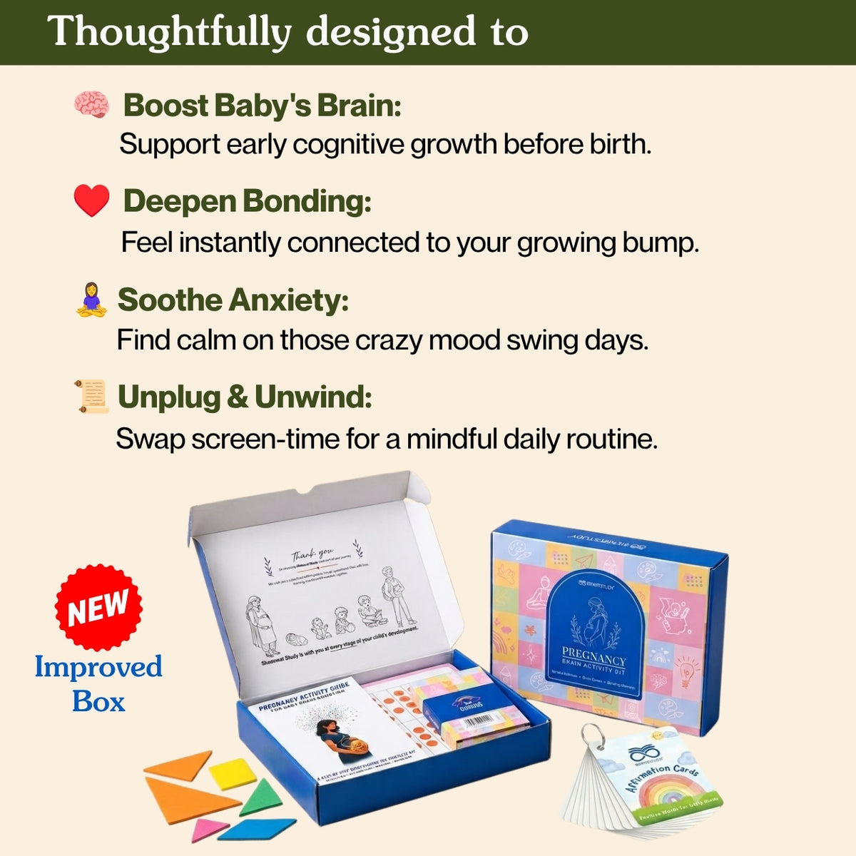 Pregnancy Activity Kit for Baby Brain Boosting