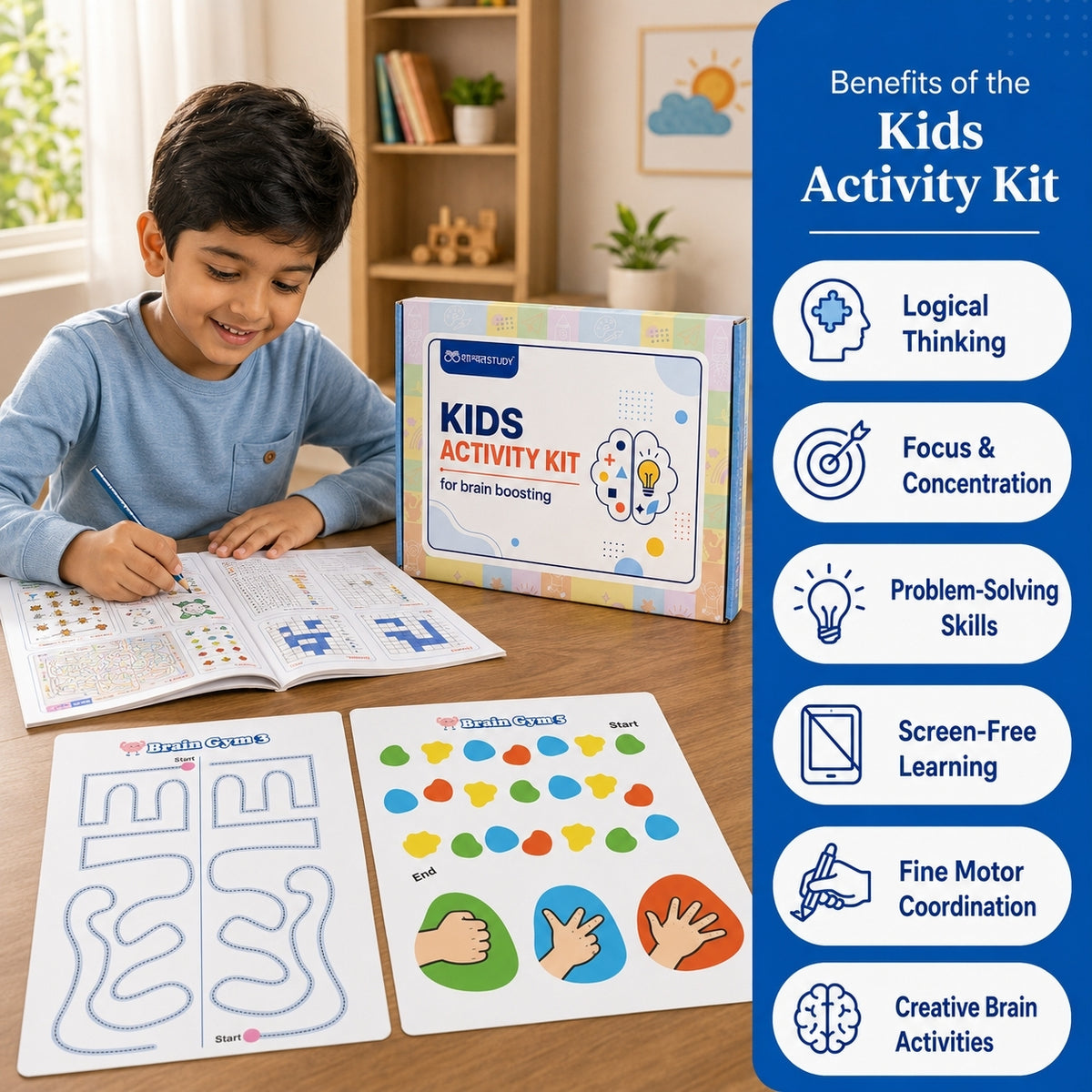 Brain Booster - Kids Activity Kit