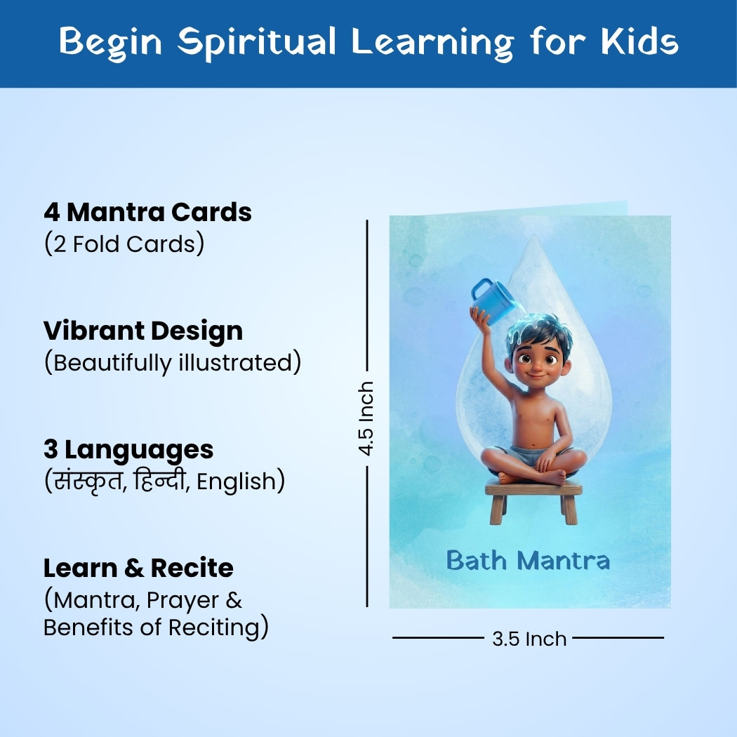 Sanskrit Mantra Habit Cards for Kids