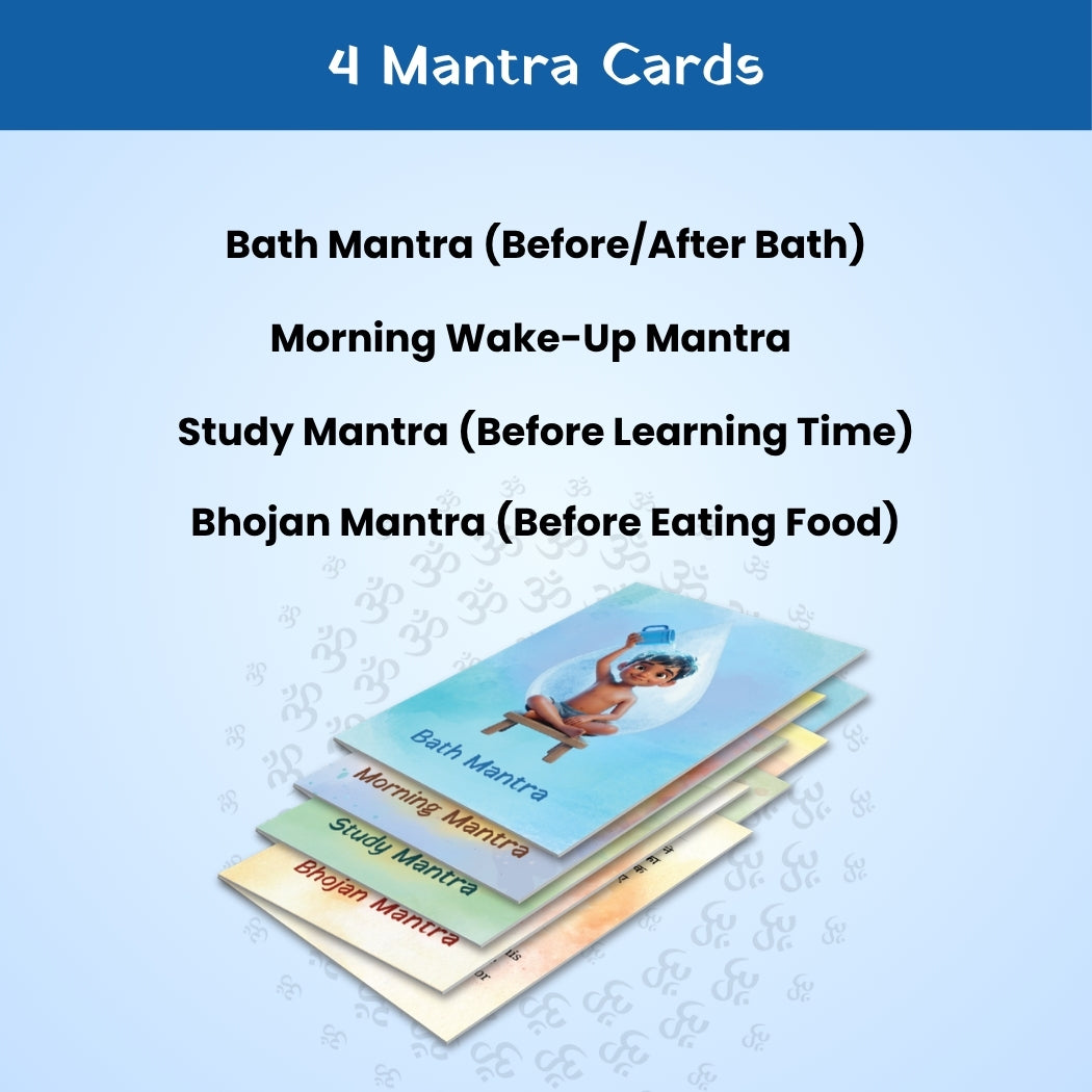 Sanskrit Mantra Habit Cards for Kids