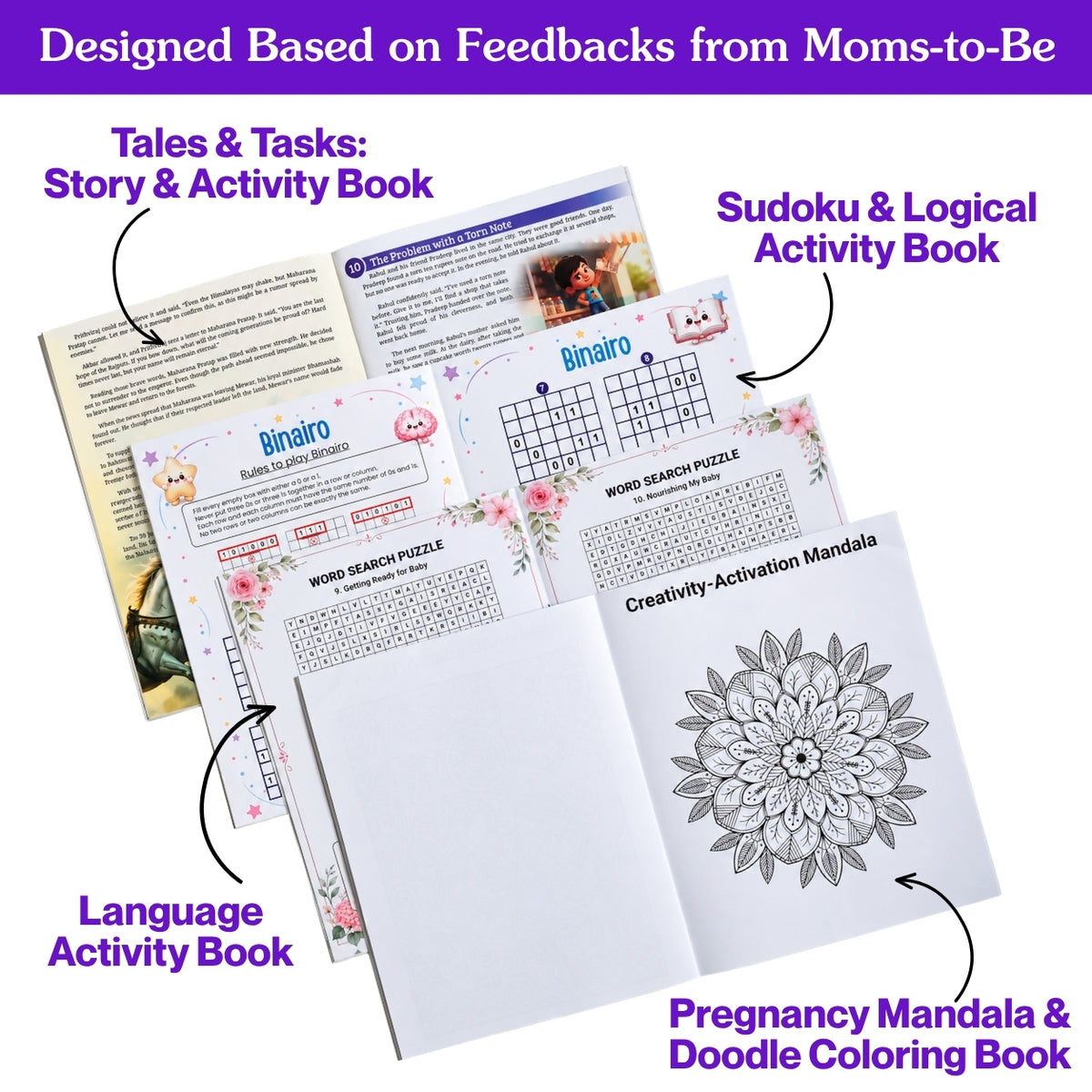 Pregnancy Mandala, Mind & Bonding Kit