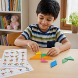 Tangram Shape Puzzle Mind Game - Jr. Vishwakarma